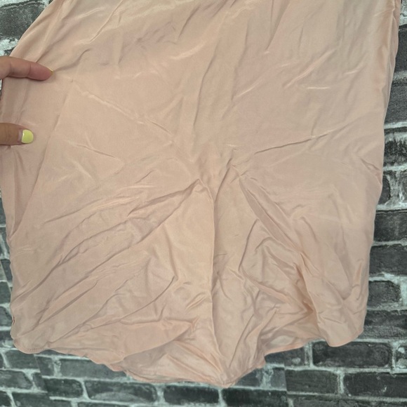 Theory cami blouse light pink 100% silk - Picture 5 of 7